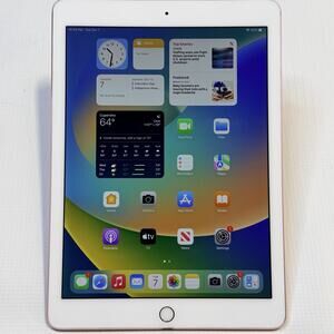 Apple iPad Pro 1st Gen 128GB Wi-Fi 9.7 Rose Gold MM192LL/A A1673 IOS 16.7.12